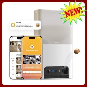 Petcube Bites 2 Lite WiFi‎ Pet Camera Treat Dispenser 1080p HD Night Vision